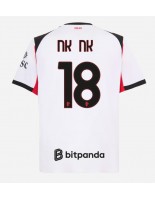 AC Milan Christopher Nkunku #18 Venkovní Dres 2025-26 Krátký Rukáv